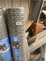 LOT OF 2 EVERBILT CHICKEN WIRE - 1’’ X 4FT- 50FT