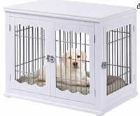 Universe Home Inc Medium Dog Crate, White -