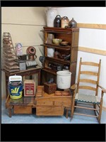 COUNTRY STORE AND STONEWARE ITEMS