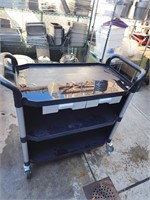 ROLLING CART WITH DRAWERS