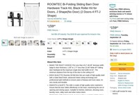 WF4618  ROOMTEC J-Shape Barn Door Hardware Kit