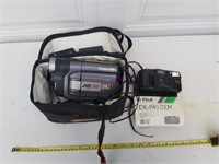 Fuji Compact Camera & JVC VHS Camcorder