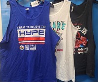3 - ASSORTED COTTON TANK TOPS - M