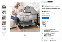 W8062 Portable 4 in 1 Baby Bassinet