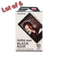 Lot of 6, Fujifilm Instax Instants Films, Pack of