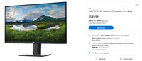 FM2593 Dell 27" Full HD LCD Monitor, 16:9, Black