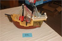 Fisher price pirate ship w/ box