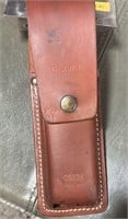 FLUKE Premium Tester Case: Leather, Brown