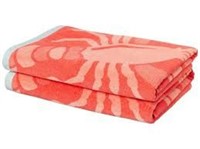 Amazon Basics oversized cotton beach towel 2 pack