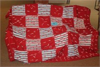 Large knotted quilt