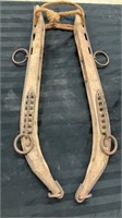 Set of Vintage Wooden Horse Hames