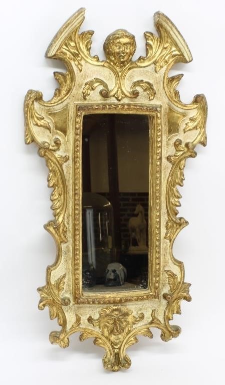 Florentine Style Gilt Wooden Mirror