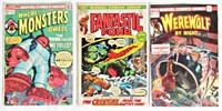 (3) MARVEL 20c COMICS 1972-'74 FANTASTIC FOUR