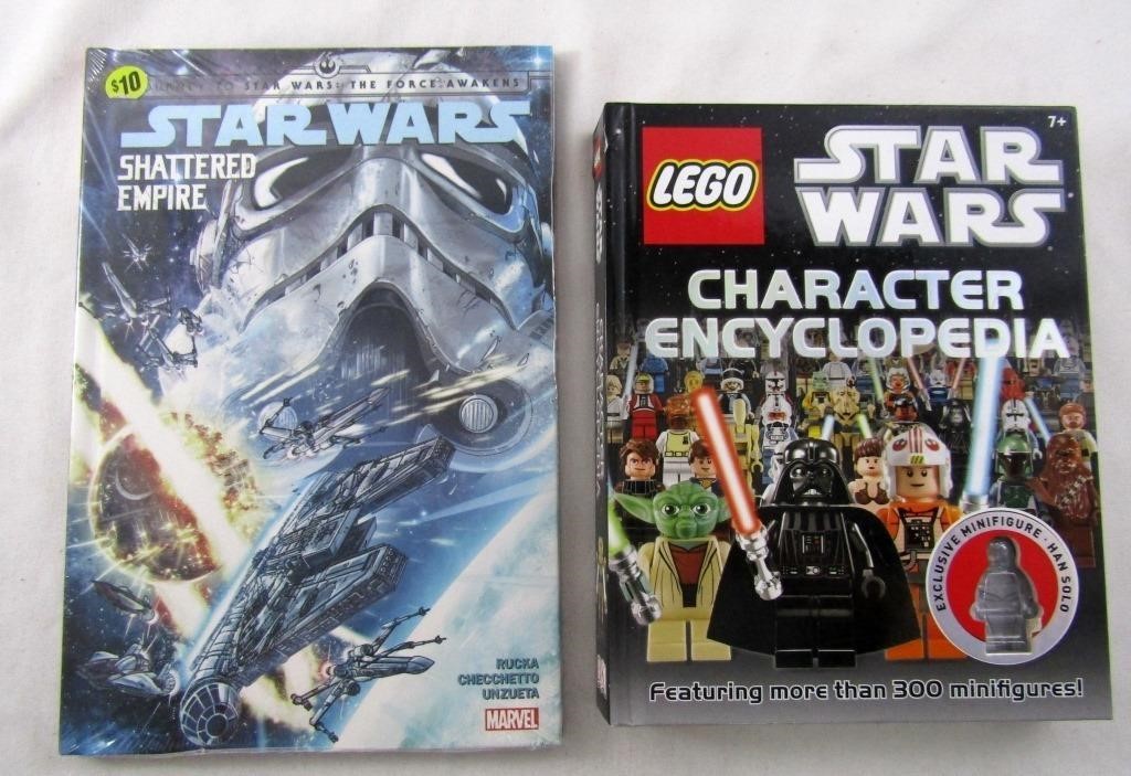 (2) STAR WARS HARD BACK BOOKS - LEGO