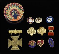 Fraternal Order Pin Collection