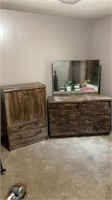Chest & Dresser with Mirror