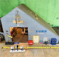 Scale Model Ford Garage- Very Detailed