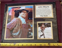 15” John Wayne Wall Plaque