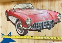 20” Metal Corvette Wall Hanger