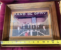 12” Rand Ol Opry Framed Picture