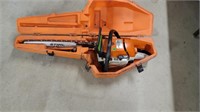 STIHL WOOD BOSS CHAIN SAW IN CASE