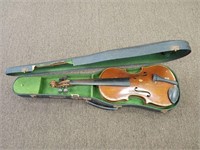 Antique Violin & Case/ Needs to be Re- Strung
