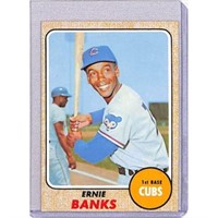 1968 Topps Ernie Banks High Grade