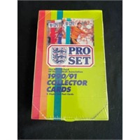 1990-91 Pro Set Soccer Sealed Wax Box