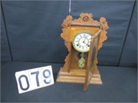 Antique Wood Waterbury Clock