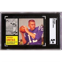 1962 Topps Johnny Unitas Sgc 5