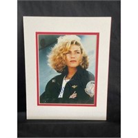 Kelly Mcgillis Signed And Matted Photo With Coa