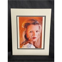 Kim Basinger Signed And Matted Photo With Coa