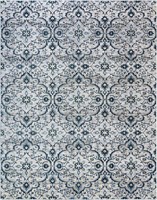 READ)Gertmenian Quattro Medallion Rug, Blue,5x7