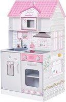 W7797 Ariel 2N1 Doll House & Kitchen Pink/Grey