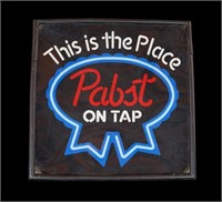 Pabst on Tap Wall Sign