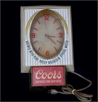 Vintage Coors Bar Clock