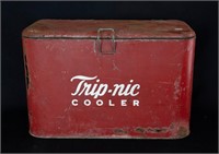 Trip-Nic Metal Red Cooler Ice Chest