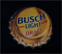 Busch Light Beer Draft Sign