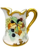 Limoges, Stouffer, Signed S. Heap Water Pitcher