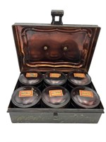 Victorian Asian Tole Ware Spice Tins & Box