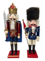 2 Larger Painted Nutcrackers