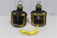 Pair of Ship Lamps