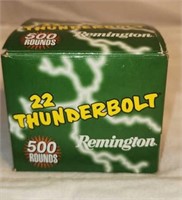 500  Remington 22 Thunderbolt High Velocity Round