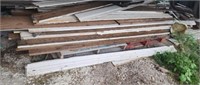 Stack of wide trim 1" bord out of late 1800