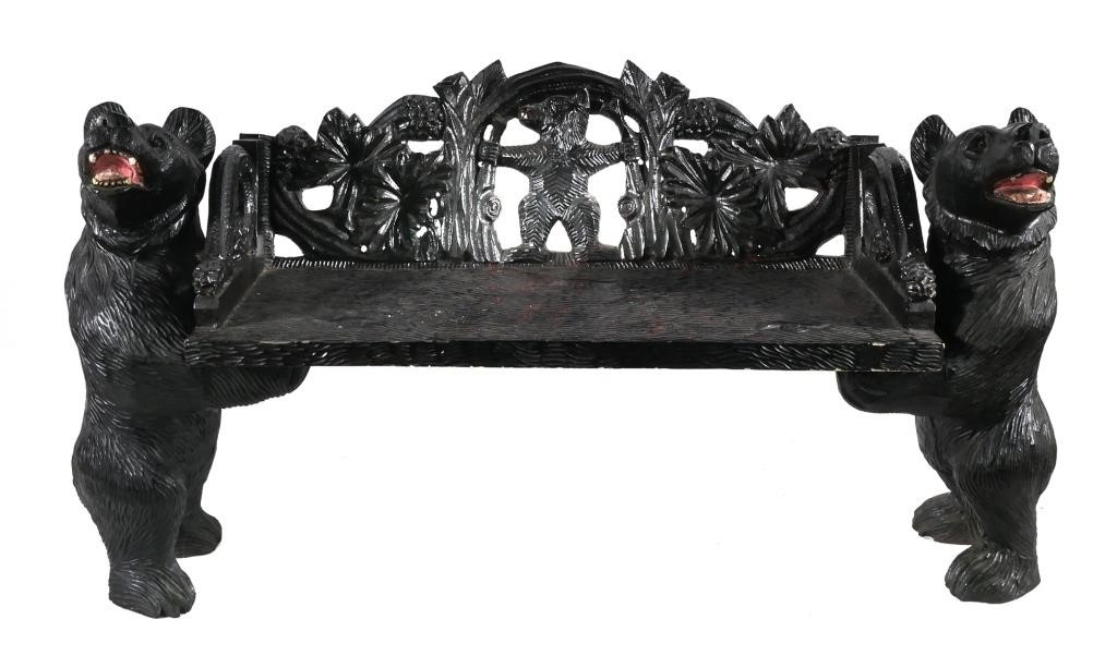 19 C. BLACK FOREST Bears Bench