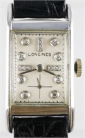 LONGINES Diamond 14k Art Deco Watch