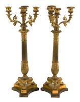 19th C THOMIRE Style French Bronze Candelabrum
