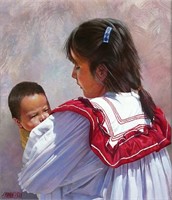 E. MANNING CROOK Navajo Painting
