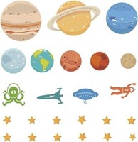 decalmile Planets in the Space Wall Decals Solar