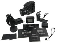 BRONICA ETRS w AEII Finder, WLF and Lens